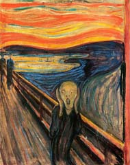 Motief Munch - De schreeuw